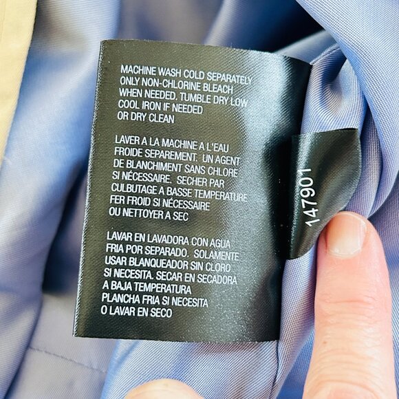 London Fog detachable hooded trench coat/raincoat (size 3X) - Picture 15 of 15